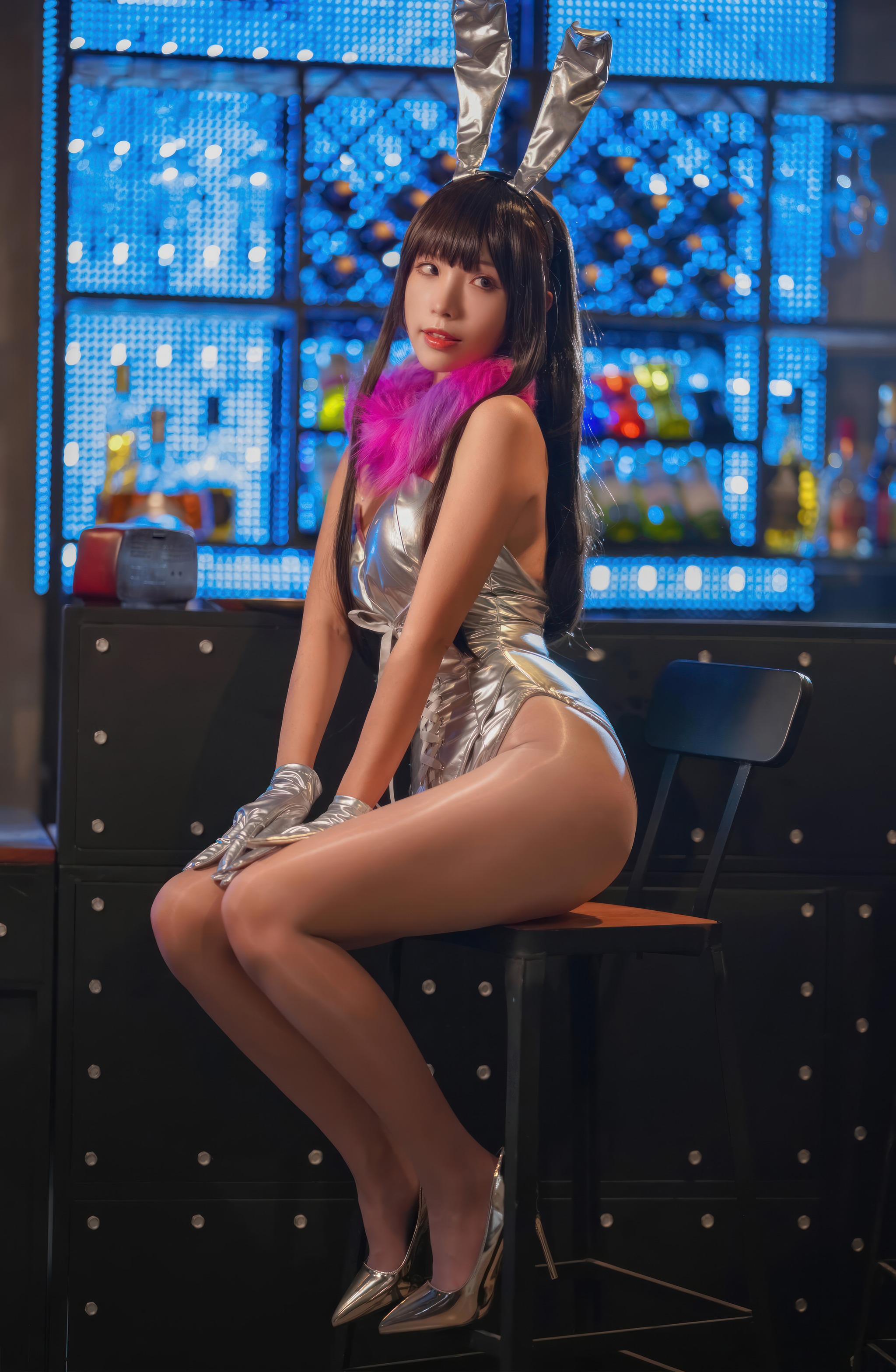 Neko-薇薇 - NO.018 恶魔姐姐 千夜兔女郎[38P]-XikXak